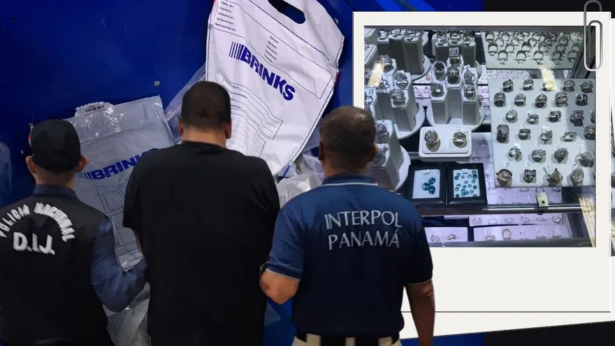 El ecuatoriano capturado en Panamá por su participación en un robo de joyas valoradas en $100 millones a un camión de la compañía de seguridad Brinks