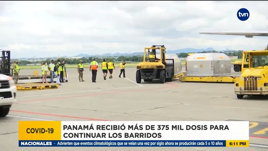 Llega nuevo embarque de vacunas de Pfizer