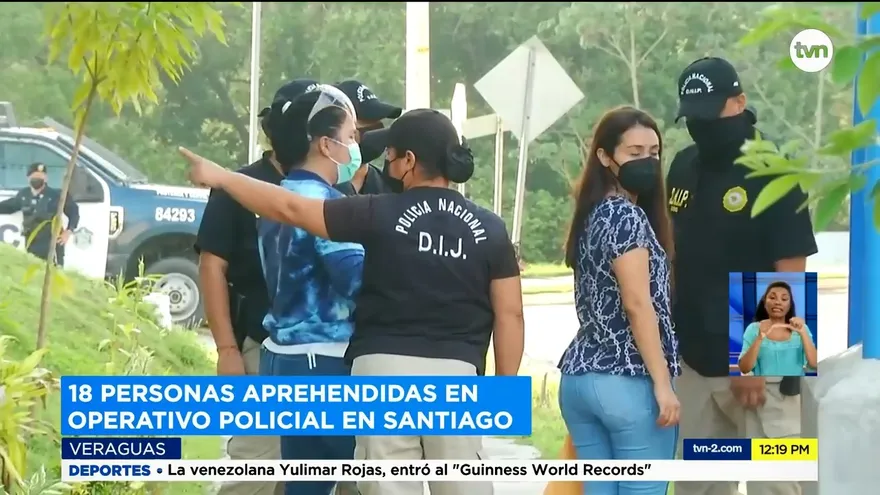 Realizan operativo policial en Santiago