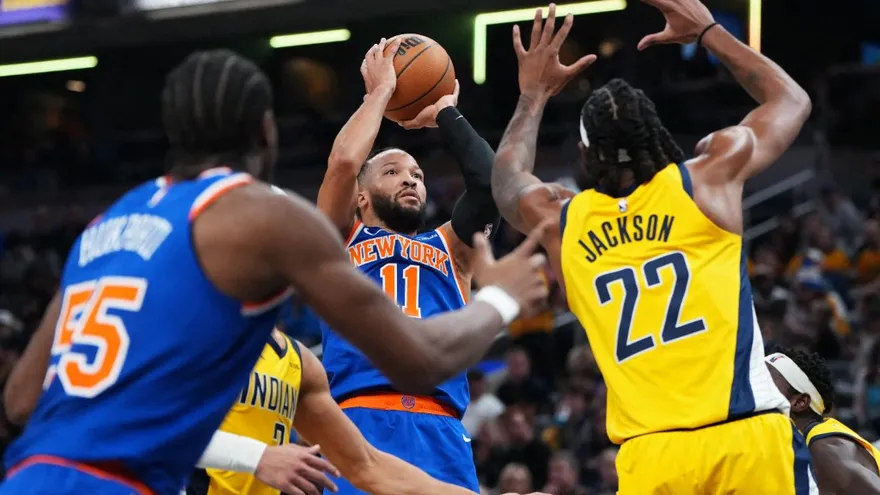 Jalen Brunson Knicks vs Pacers