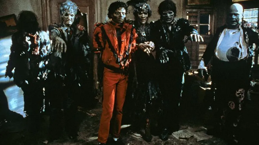 Fotograma de archivo del video clip "Thriller", del cantante Michael Jackson, que se estreno el día 1 de diciembre de 1982.