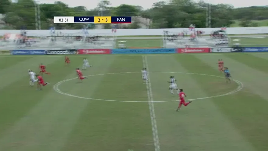 Gol Othmar Inecia al mimuto 82  Curazao vs Panamá Premundial Sub-17 de Concacaf