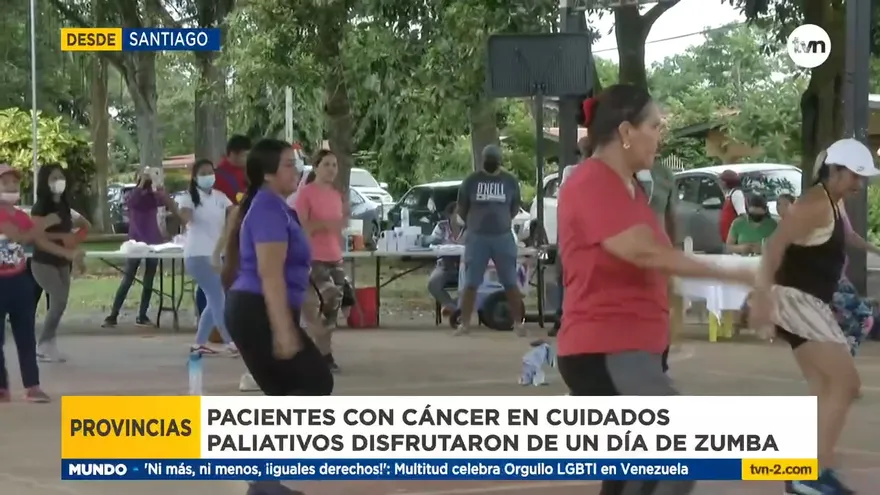 Pacientes de cáncer participan de jornada de zumba en Veraguas