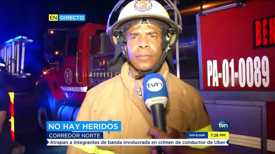 Se incendia camión cisterna en el Corredor Norte