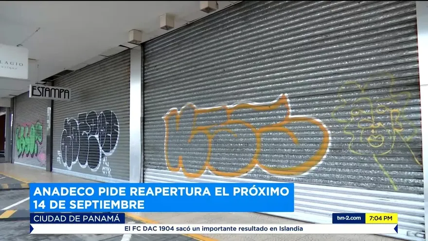 Anadeco propone reapertura para el próximo 14 de septiembre.