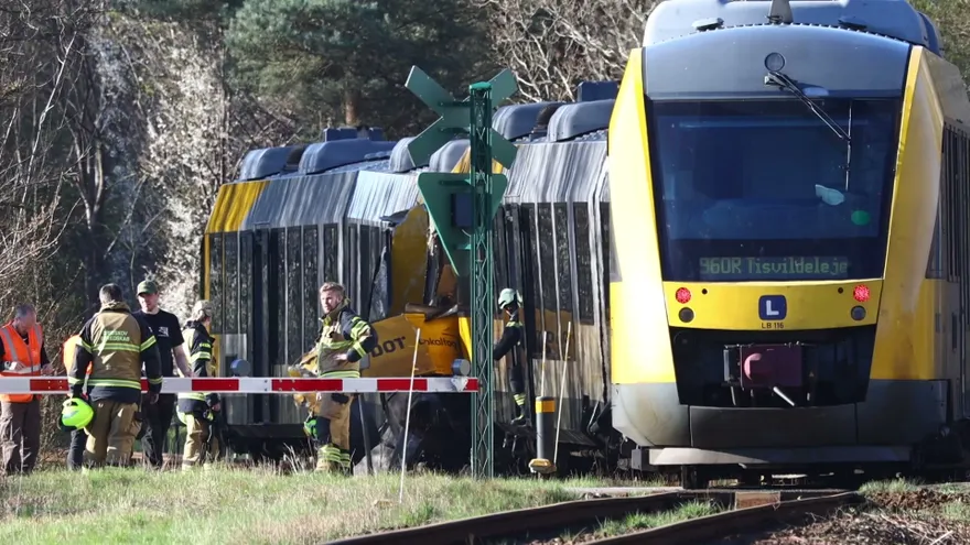 Choque de trenes en Dinamarca