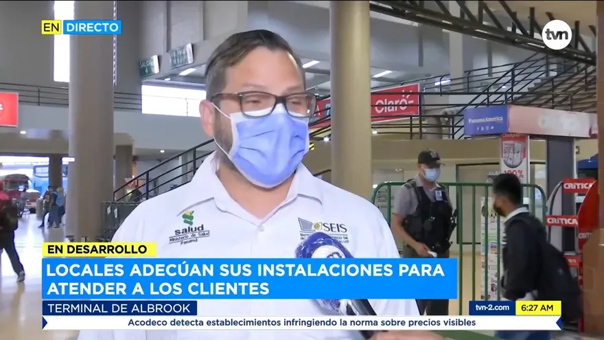 Operativos por medidas de bioseguridad en la Terminal de Transporte