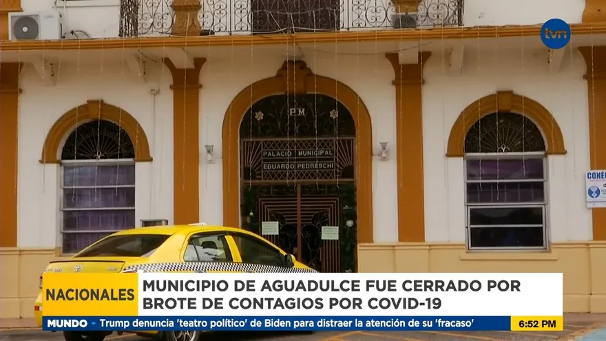Casos de covid en el Municipio de Aguadulce