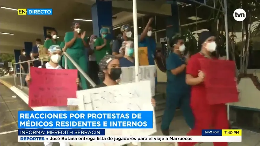 Reacciones tras la protesta de médicos residentes