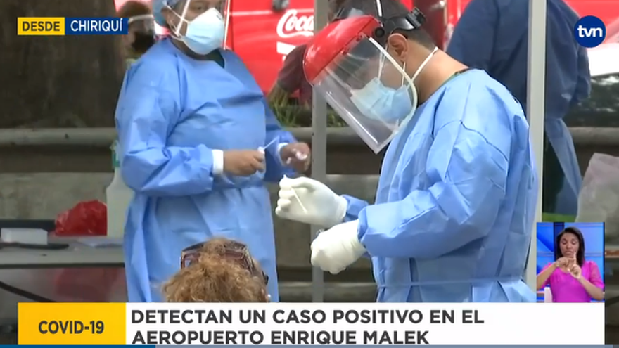 Realizan pruebas de hisopados a personas que desean salir de Chiriquí