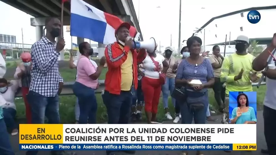 Coalición por Colón no esperará hasta el 11 de noviembre para reunirse con Cortizo
