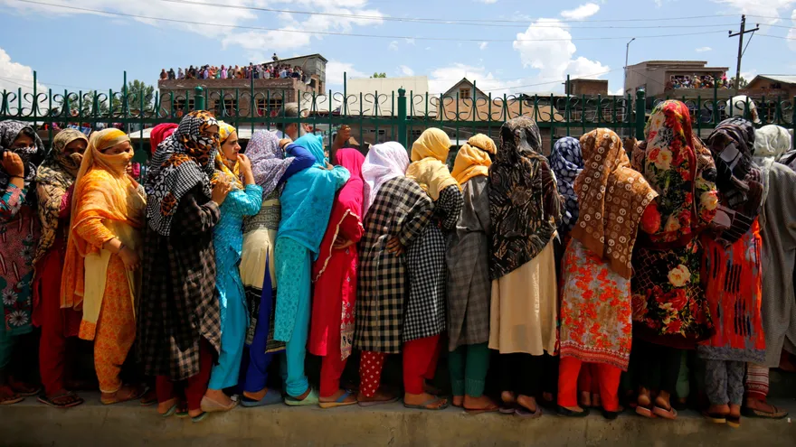 Grupo de mujeres en la India.