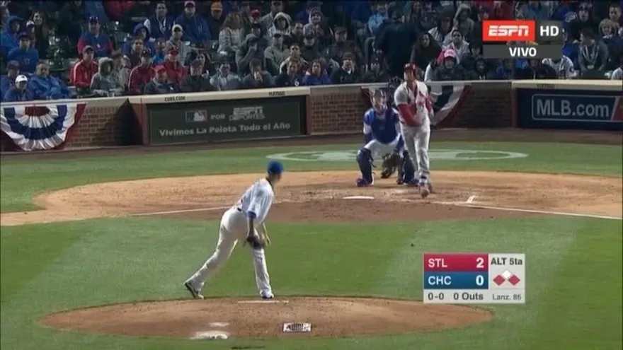 Partido inaugural: Cardenales ganaron a los Cachorros 3-0