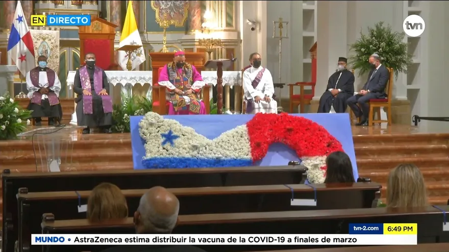 El presidente de la República Laurento Cortizo en aislamiento preventivo