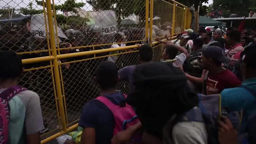 Un hondureño muerto en incidentes en frontera Guatemala-México