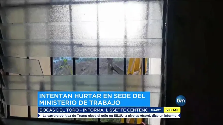 Intentan hurtar en las oficinas del Mitradel en Changuinola