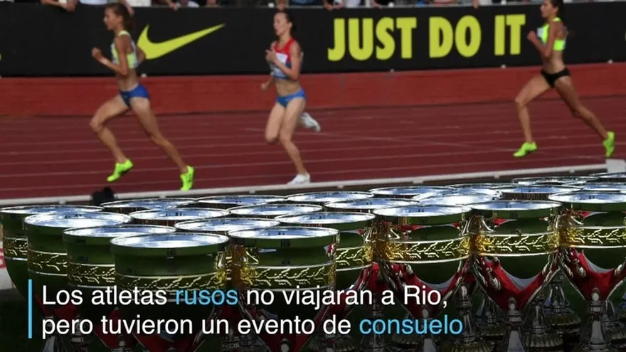 Los atletas rusos, fuera de Rio pero con juegos propios