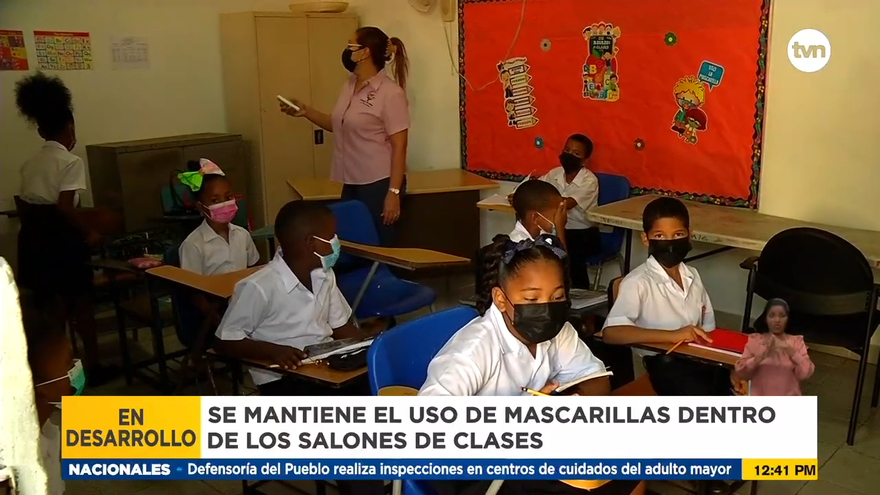 Uso de mascarillas se mantendrá en centros educativos