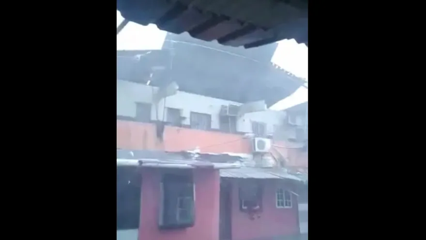 Fuertes lluvias en Colón este 5 de junio de 2015.