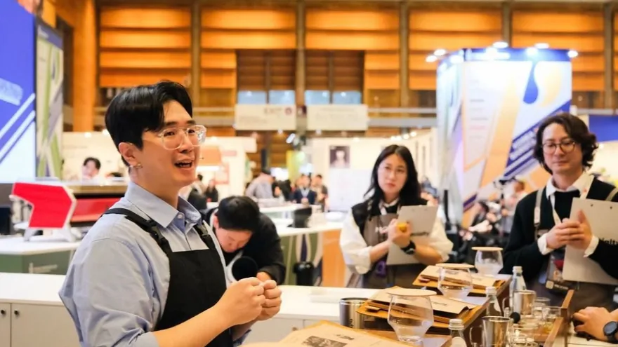 Dongwhwan Ku, campeón barista de Corea del Sur.