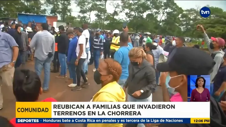 Reubican a familias que invadieron terrenos en La Chorrera