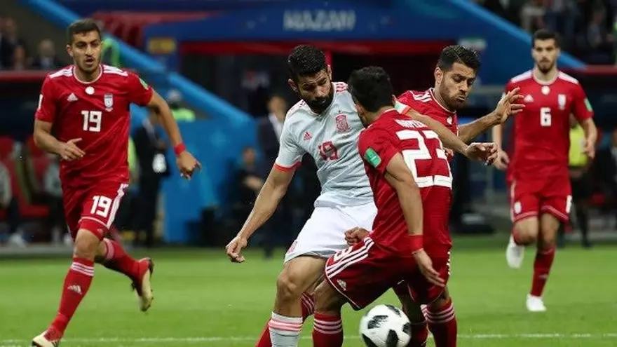 Gol de Diego Costa. Irán 0-1 España
