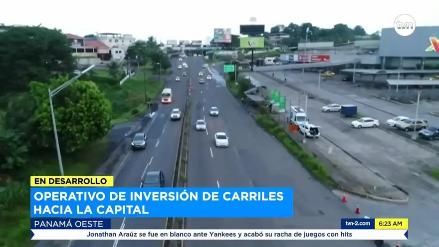 Realizan operativos de inversión de carriles