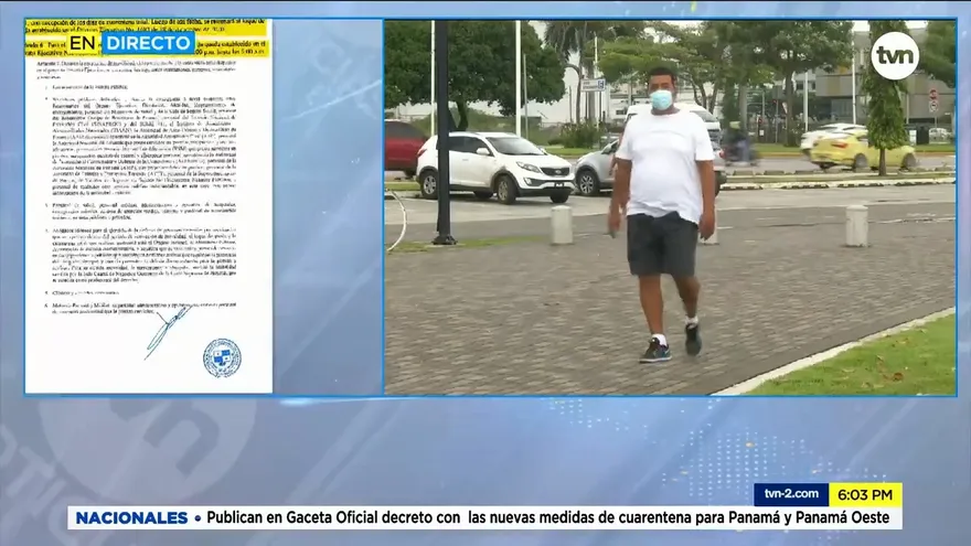 Publican decreto sobre nuevas medidas de restricción de movilidad