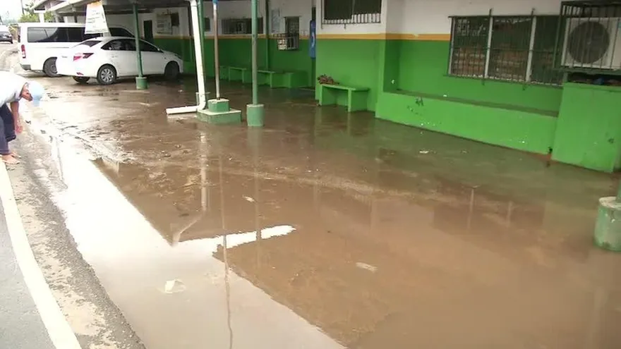 Lluvias afectan al Centro de Salud de Tocumen