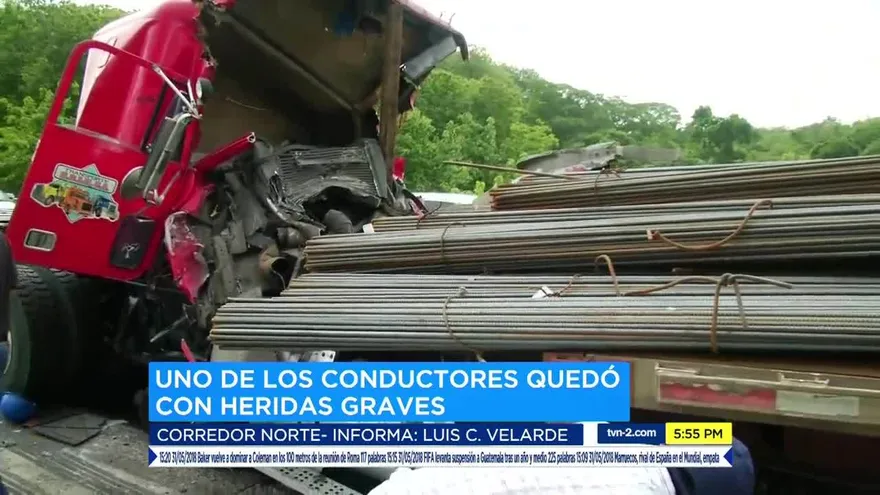 Accidente en autopista Panamá-Colón deja un herido