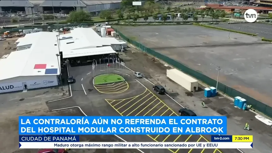 La Contraloría aún no refrenda el contrato del Hospital Modular