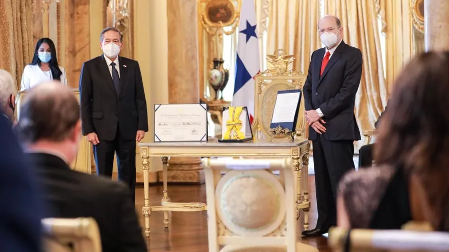 José Manuel Fábrega Sosa, en el acto de reconocimiento.