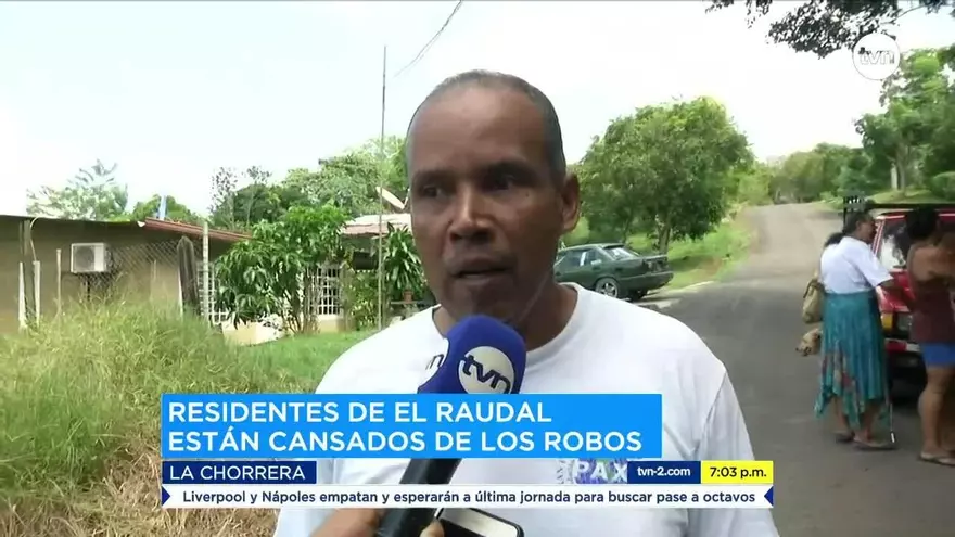 Residentes de La Chorrera preocupados por aumento de robos