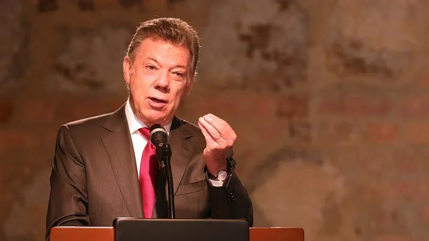 En la imagen, el presidente de Colombia, Juan Manuel Santos.