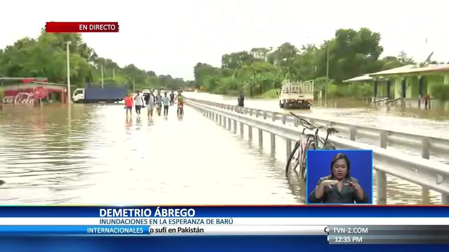Se desborda río Colorado en Barú