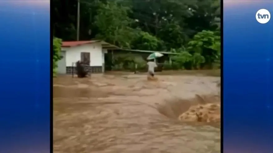 Lluvias en Panamá Este.