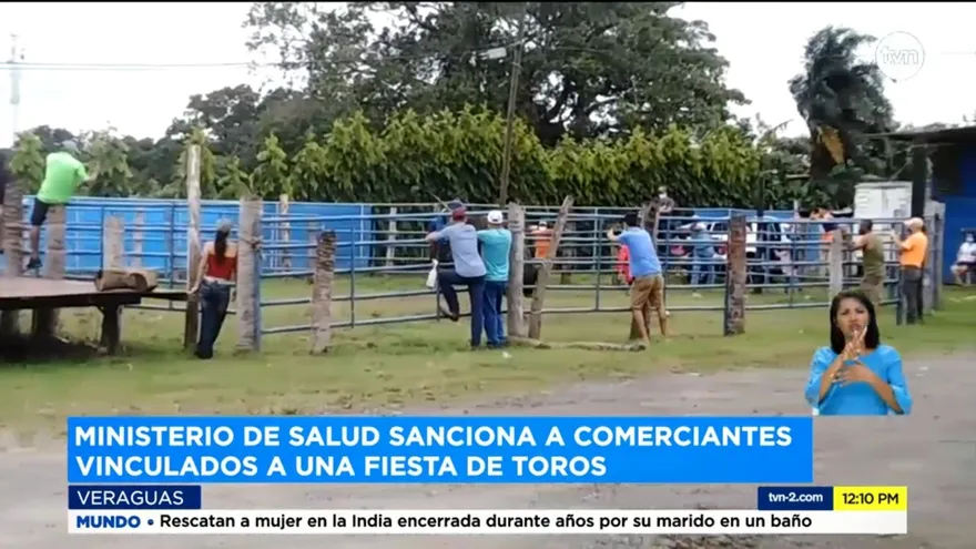 Notifican sanción para comercios vinculados a corridas de toros en Veraguas