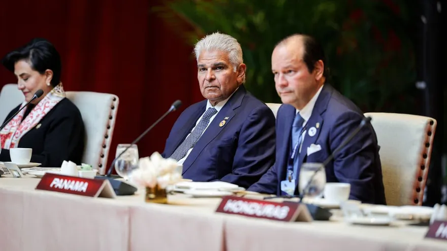 El canciller Javier Martínez- Acha Vásquez acompañó al presidente de la República, José Raúl Mulino en la cumbre Escudo de las Américas