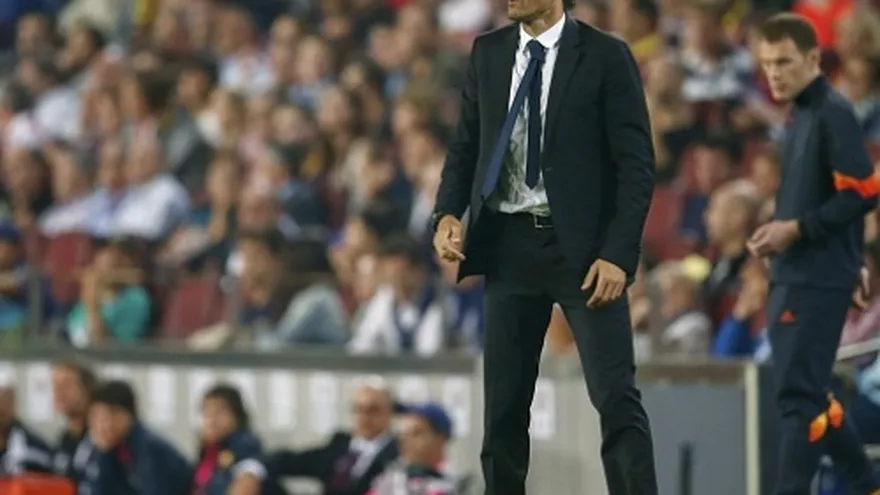 Luis Enrrique se llevó una pitada monumental