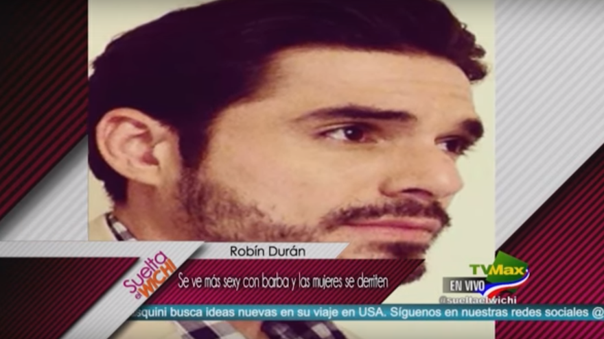 Barba de Robin Durán causa furor entre sus fans