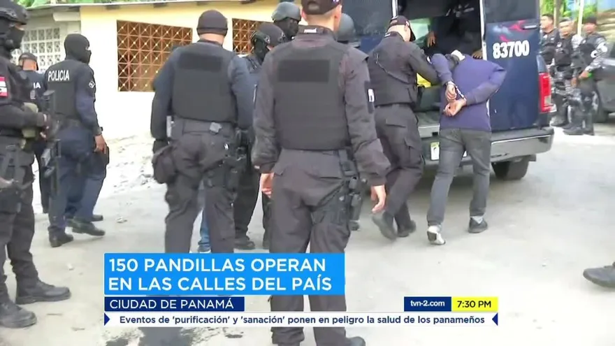 Desmantelan peligrosa pandilla que operaba en calles de Panamá
