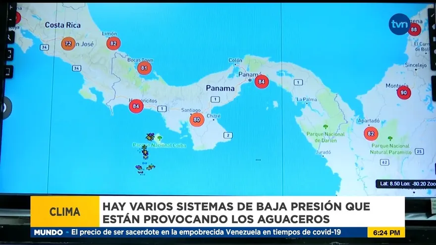 Panamá podría tener una navidad lluviosa