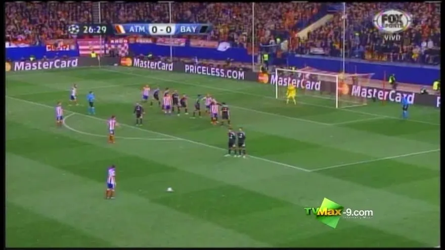 Gol de Suárez Min. 27 - Atl. Madrid 1-0 B. Leverkusen
