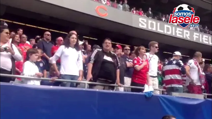 Lo más visto, todo el ambiente desde el Soldier Field final Copa Oro 2013