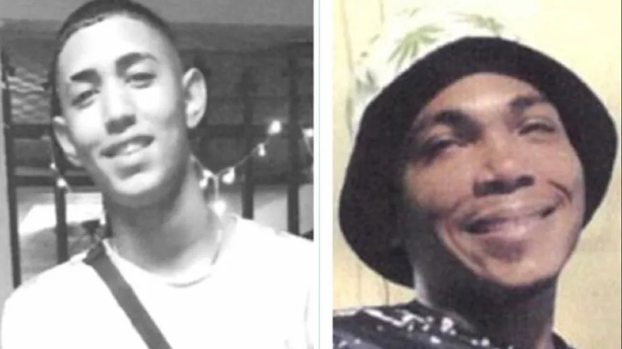 Eduardo López de 21 años (izq); Yahir Mejía de 33 años (dch)