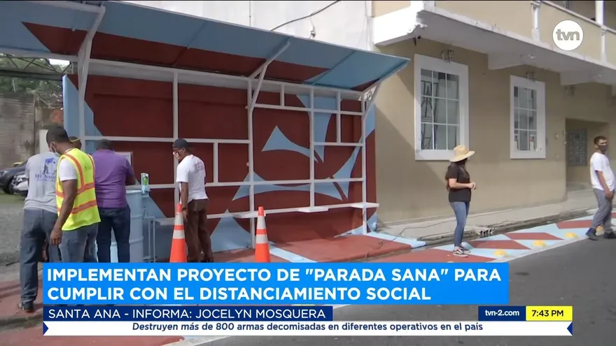 Implementan proyecto de ‘Parada Sana’ para cumplir con el distanciamiento social