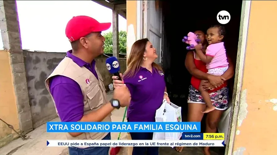 El Xtra Solidario lleva apoyo y sorpresas a la pequeña Laila