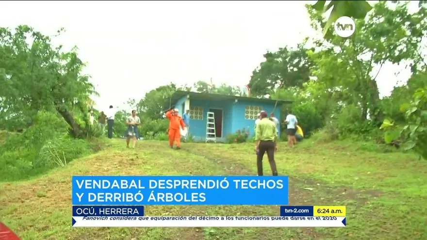 Vendaval causa afectaciones en Herrera