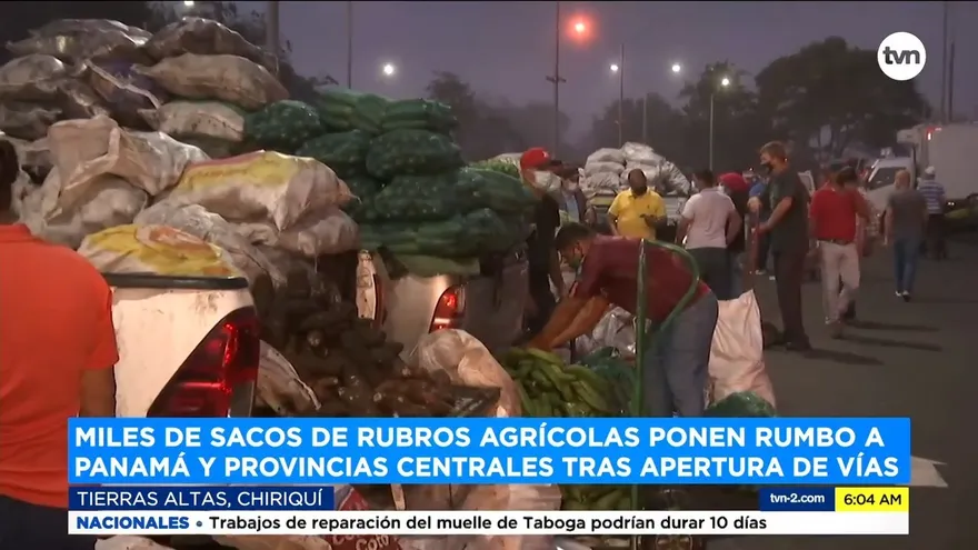 Sigue el traslado de la producción desde Chiriquí
