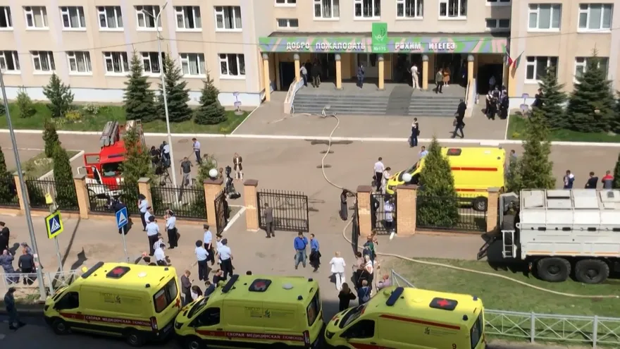 Tiroteo mortal en una escuela de Rusia